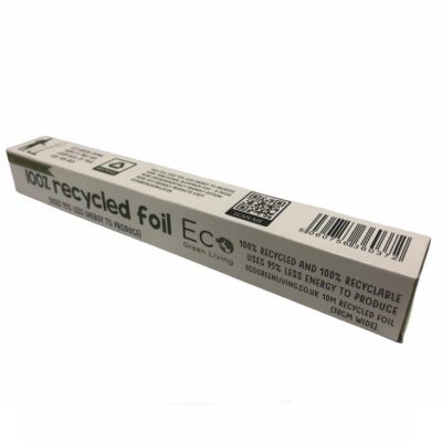 100% Recycled Aluminium Foil - 30cm x 10m.