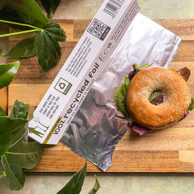 100% Recycled Aluminium Foil - 30cm x 10m.