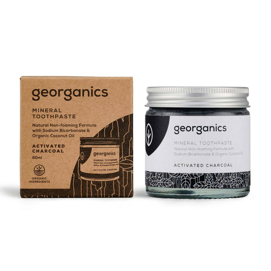 Mineral Toothpaste - Activated Charcoal - ecogreenturtle ltd